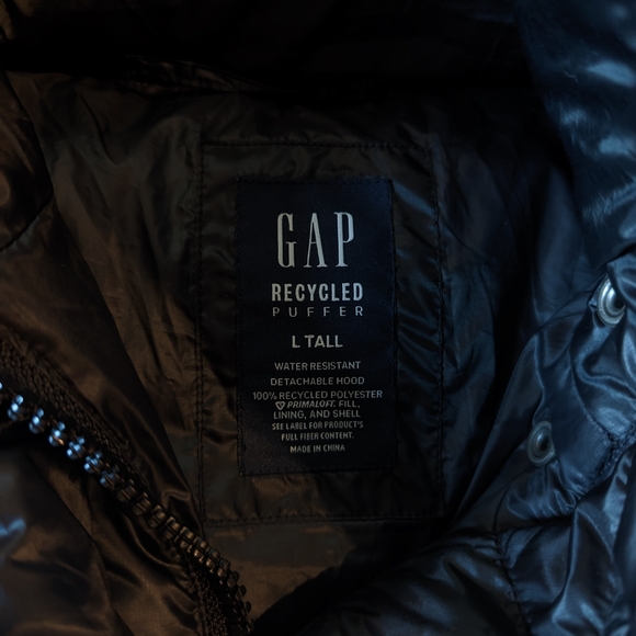 SOLD Gap Tall Puffer Coat sz L - Picture 3 of 3